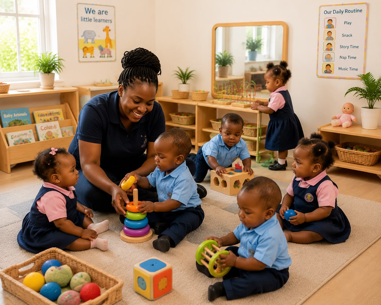 Smart Sprouts teacher guiding young learners