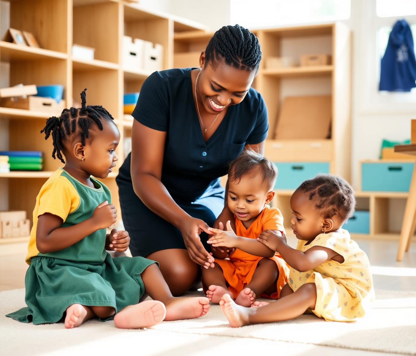 Smart Sprouts teacher guiding young learners